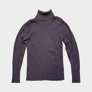 Old Navy Brown Ribbed Turtleneck Size Medium